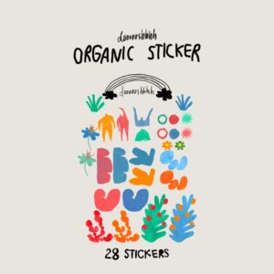 DOOOOOSHHHH | GOODNOTES DIGITAL STICKER (organic sticker)