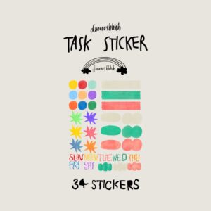 DOOOOOSHHHH | GOODNOTES DIGITAL STICKER (task sticker)