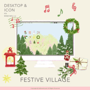 INFLOWERLESSON DESKTOP ICON (festive village)