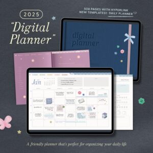 THE BUTTER AND SCOTCH | DIGITAL PLANNER 2025